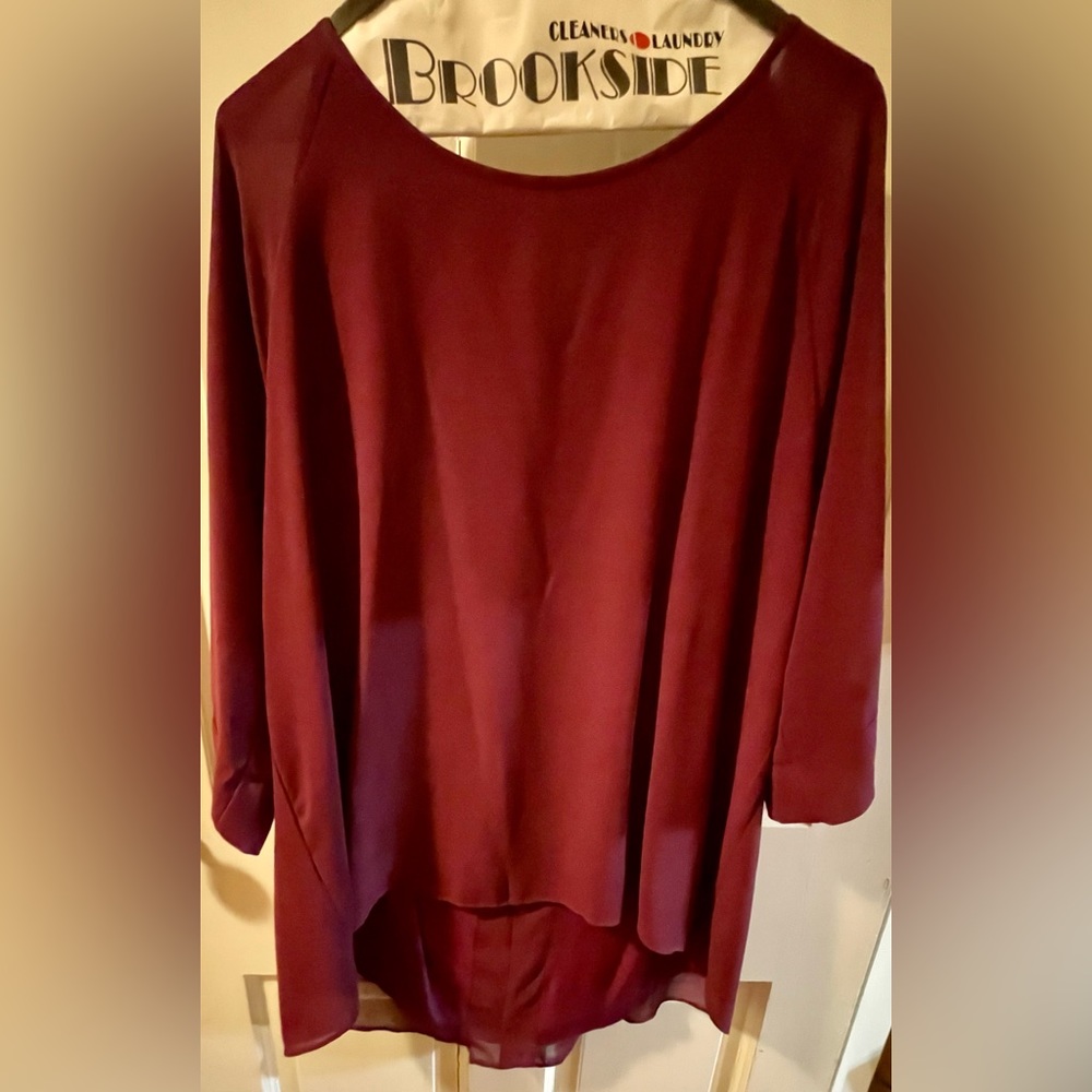 Cameo, eggplant color size 2x top